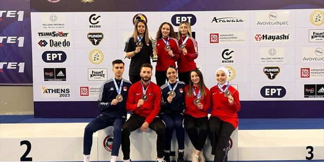 Milli karateciler 6 bronz madalya kazandı