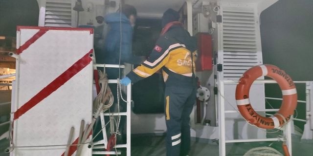 Gemide hastalanan personel tahliye edildi