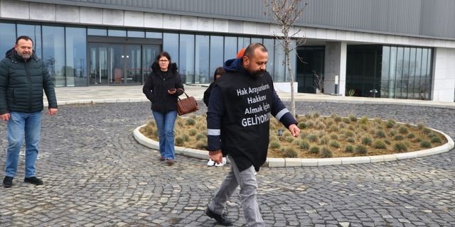 İşten atılan Numan Büyükhan Ankara'ya yürüyecek
