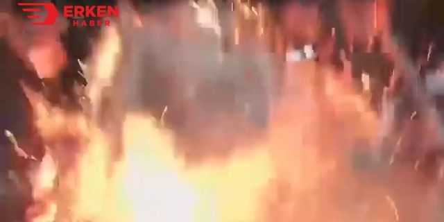 Sağlık Bakanı Koca'nın yanında soba patladı