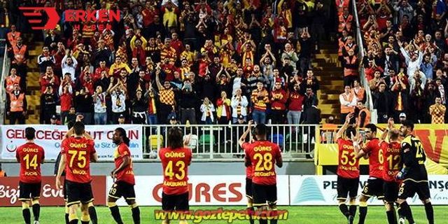 Göztepe-Boluspor maçında da aynı tezahhürat