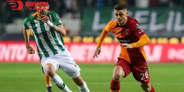 Galatasaray’ın müthiş serisi Konyaspor maçında bitti
