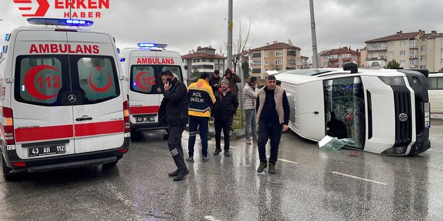 Kütahya'da trafik kazası: 7 yaralı