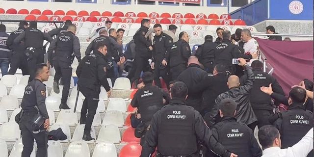 Şırnak'ta voleybol maçında olay çıktı