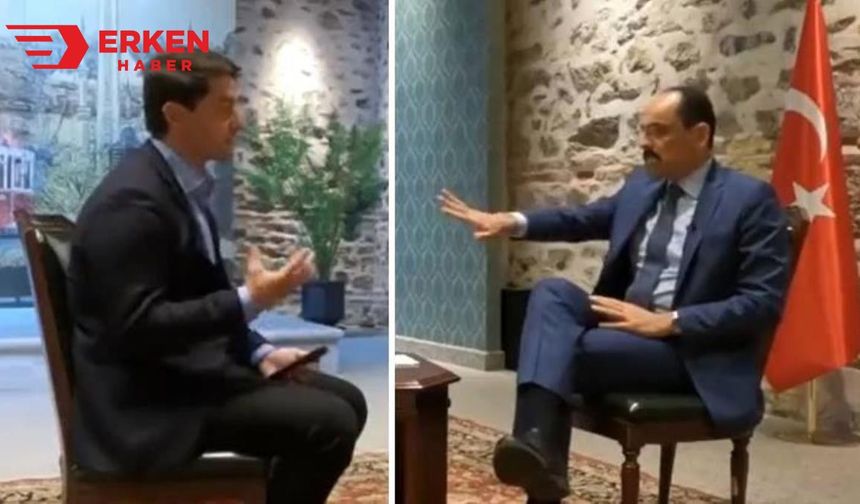 İbrahim Kalın got angry at the Swedish journalist's question and left the broadcast.