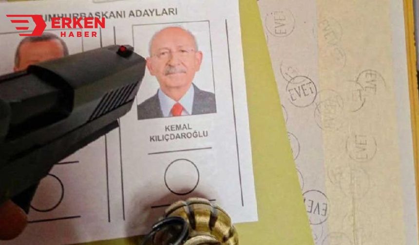 Rize'de silahla oy kullandı, Kılıçdaroğlu'nu tehdit etti